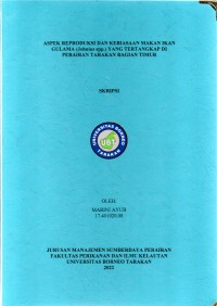 Aspek Reproduksi Dan Kebiasaan Makan Ikan Gulama (Johnius Spp.) Yang Tertangkap Di Perairan Tarakan Bagian Timur