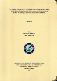 Ketidaklangsungan Ekspresi Dalam Antologi Puisi Berjudul Aku Lelakimu Setia Menunggumu Karya Kang Maman (Kajian Semiotik Riffaterre)