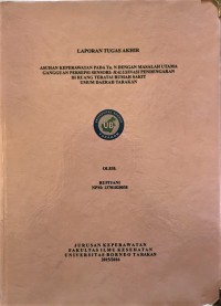 Asuhan Keperawatan Pada Tn. N Dengan Masalah Utama Gangguan Persepsi Sensori: Halusinasi Pendengaran Di Ruang Teratai Rumah Sakit Umum Daerah Tarakan