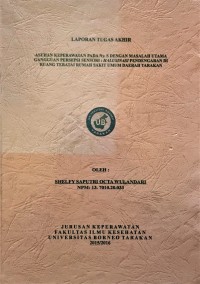 Asuhan Keperawatan Pada Ny. S Dengan Masalah Utama Gangguan Persepsi Sensori: Halusinasi Pendengaran Di Ruang Teratai Rumah Sakit Umum Daerah Tarakan