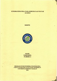 Etnomatematika Pada Kebudayaan Dayak Agabag
