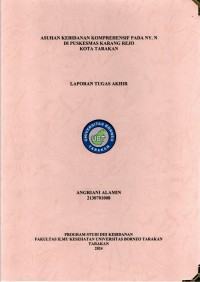 Asuhan Kebidanan Komprehensif Pada Ny. N Di Puskesmas Karang Rejo Kota Tarakan