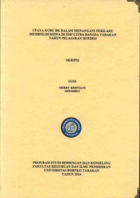 Upaya Guru BK Dalam Menangani Perilaku Membolos Siswa Di SMP Citra Bangsa Tarakan Tahun Pelajaran 2015/2016