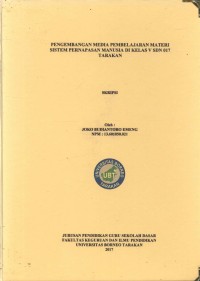 Pengembangan Media Pembelajaran Materi Sistem Pernapasan Manusia Di Kelas V SDN 017 Tarakan