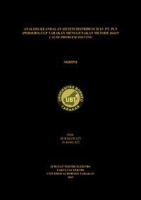 Analisis Keandalan Sistem Distribusi 20 kV PT PLN (Persero) ULP Tarakan Menggunakan Metode Root Cause Problem Solving
