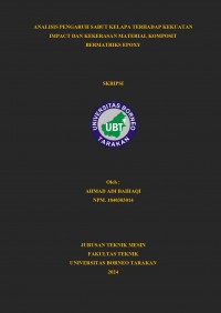 Analisis Pengaruh Sabut Kelapa Terhadap Kekuatan Impact Dan Kekerasan Material Komposit Bermatriks Epoxy