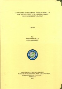 An Analysis Of Students’ Writing Skill On Descriptive Text At Eleventh Grade Of SMK Negeri 2 Tarakan