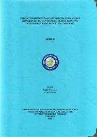 Struktur Komunitas Gastropoda Di Kawasan Konservasi Hutan Mangrove Dan Kepiting Kelurahan Pamusian Kota Tarakan