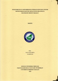 Pengembangan LKPD Berbasis Literasi Sains Pada Materi Sistem Gerak Manusia Kelas XI IPA SMA  Swasta Frater Don Bosco Tarakan