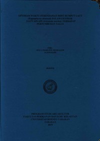 Optimasi Waktu Perendaman Bibit Rumput Laut (Kappaphycus Alvarezii) Dalam Ekstrak Daun Api-Api (Avicennia Marina) Terhadap Pertumbuhan Talus