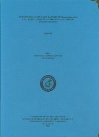 Potensi Bioaktif Daun Mangrove (Sonneratia Alba) Untuk Kelangsungan Hidup Udang Windu (Penaeus Monodon)