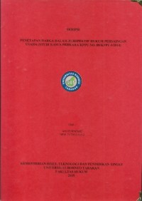 Penetapan Harga Dalam Perspektif Hukum Persaingan Usaha (Studi Kasus Perkara KPPU No. 08/KPPU-I/2014)