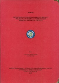 Pengendalian Pemanfaatan Ruang Melalui Pelaksanaan Perizinan Pembangunan Perhotelan Di Kota Tarakan