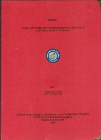 Tinjauan Terhadap Pendaftaran Tanah Wakaf Menurut Hukum Agraria