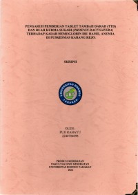 Pengaruh Pemberian Tablet Tambah Darah (TTD) Dan Buah Kurma Sukari (Phoenix Dactylifera) Terhadap Kadar Hemoglobin Ibu Hamil Anemia Di Puskesmas Karang Rejo