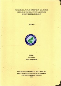 Pengaruh Layanan Bimbingan Kelompok Terhadap Prokrastinasi Akademik Di SMP Negeri 4 Tarakan