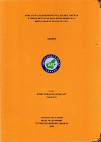 Analisis Value For Money Dalam Pengukuran Kinerja Keuangan Pada Dinas Perikanan Kota Tarakan Tahun 2021-2023