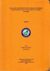 Pengaruh Auditor Switching Terhadap Abnormal Return Dengan Opini Audit Sebagai Variabel Kontrol