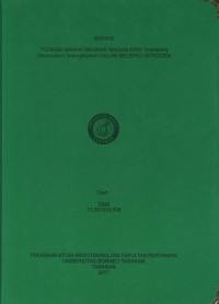 Potensi Bahan Organik Bagian Atas Tanaman Desmodium heterophyllum Dalam Melepas Nitrogen
