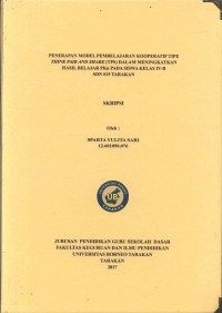 Penerapan Model Pembelajaran Kooperatif Tipe Think Pair And Share (TPS) Dalam Meningkatkan Hasil Belajar PKn Pada Siswa Kelas IV-B SDN 015 Tarakan