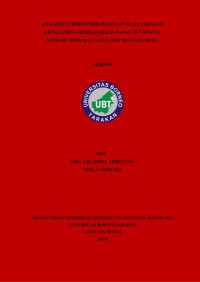 Analisis Yuridis Perpanjangan Masa Jabatan Kepala Desa Berdasarkan Pasal 39 Undang-undang Nomor 6 Tahun 2014 Tentang Desa