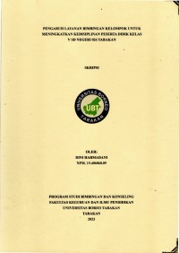 Pengaruh Layanan Bimbingan Kelompok Untuk Meningkatkan Kedisiplinan Peserta Didik Kelas V SD Negeri 026 Tarakan