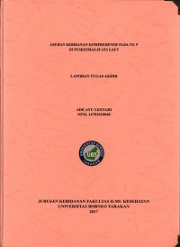 Asuhan Kebidanan Komprehensif Pada Ny. F Di Puskesmas Juata Laut
