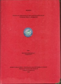 Peranan Kejaksaan Dalam Penanganan Tindak Pidana Korupsi