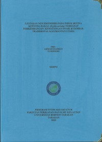 Uji Pakan Non Ekonomis Pada Induk Betina Kepiting Bakau (Scylla serrata) Terhadap Perkembangan Kematangan Ovari Di Tambak Tradisional Kalimantan Utara