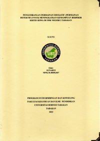 Pengembangan Permainan Edukatif (Permainan Detektif) Untuk Meningkatkan Kemampuan Berpikir Kritis Siswa Di SMK Negeri 2 Tarakan