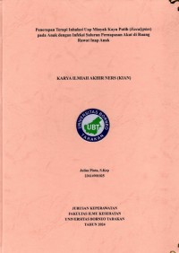 Penerapan Terapi Inhalasi Uap Minyak Kayu Putih (Eucalyptus) Pada Anak Dengan Infeksi Saluran Pernapasan Akut Di Ruang Rawat Inap Anak