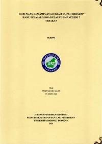 Hubungan Kemampuan Literasi Sains Terhadap Hasil Belajar Siswa Kelas VII SMP Negeri 7 Tarakan
