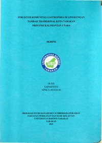 Struktur Komunitas Gastropoda Di Lingkungan Tambak Tradisional Kota Tarakan Provinsi Kalimantan Utara