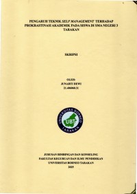 Pengaruh Teknik Self Management Terhadap Prokrastinasi Akademik Pada Siswa Di SMA Negeri 3 Tarakan