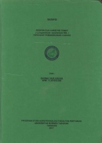 Respon Dua Varietas Tomat (Lycopersicum esculentum Mill.) Terhadap Pemangkasan Cabang