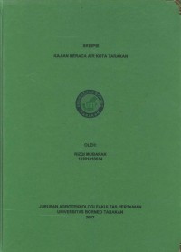 Kajian Neraca Air Kota Tarakan