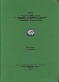 Pengaruh Pestisida Nabati Ekstrak Kemangi Dan Bawang Putih Terhadap Ulat Grayak (Spodoptera litura F.) Pada Tanaman Sawi (Brassica juncea L.)