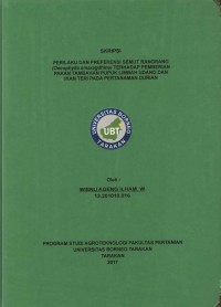 Perilaku Dan Preferensi Semut Rangrang (Oecophylla smaragdhina) Terhadap Pemberian Pakan Tambahan Pupuk Limbah Udang Dan Ikan Teri Pada Pertanaman Durian
