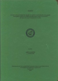 Studi Karakteristik Habitat Semut Rangrang (Oecophylla smaragdina) Sebagai Predator Hama Pada Tanaman Di Kecamatan Tarakan Utara