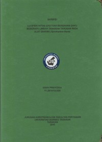 Uji Efektivitas Ekstrak Berbahan Baku Beberapa Limbah Tanaman Tahunan Pada Ulat Grayak (Spodoptera litura)