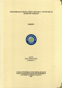 Pengembangan Buku Cerita Jenjang C Untuk Kelas III SDN 034 Tarakan