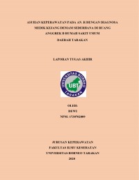 Asuhan Keperawatan Pada An. R Dengan Diagnosa Medik Kejang Demam Sederhana Di Ruang Anggrek B Rumah Sakit Umum Daerah Tarakan