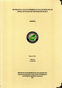 Penerapan Layanan Bimbingan Dan Konseling Di Sekolah Dasar SDN 005 Sebatik Barat