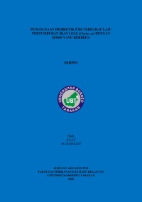 Penggunaan Probiotik EM-4 Terhadap Laju Pertumbuhan Ikan Lele (Clarias sp) Dengan Dosis Yang Berbeda