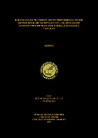 PERANCANGAN PROTOTIPE SISTEM MONITORING LISTRIK RUMAH BERBASIS IoT DENGAN METODE RULE-BASED SYSTEM UNTUK DETEKSI DINI KEBAKARAN DI KOTA TARAKAN