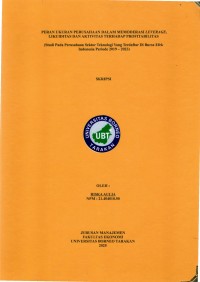 PERAN UKURAN PERUSAHAAN DALAM MEMODERASI LEVERAGE, LIKUIDITAS DAN AKTIVITAS TERHADAP PROFITABILITAS
(Studi Pada Perusahaan Sektor Teknologi Yang Terdaftar Di Bursa Efek Indonesia Periode 2019 – 2023)