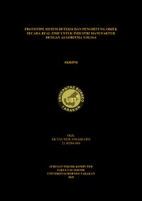 PROTOTYPE SISTEM DETEKSI DAN PENGHITUNG OBJEK SECARA REAL-TIME UNTUK INDUSTRI MANUFAKTUR DENGAN ALGORITMA YOLOv4