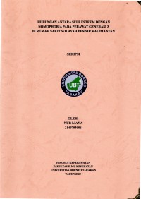 Hubungan Antara Self Esteem Dengan Nomophobia Pada Perawat Generasi Z Di Rumah Sakit Wilayah Pesisir Kalimantan