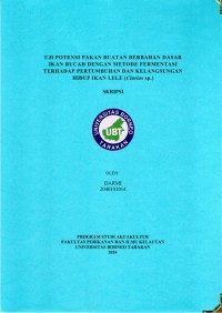 Uji Potensi Pakan Buatan Berbahan Dasar Ikan Rucah Dengan Metode Fermentasi Terhadap Pertumbuhan Dan Kelangsungan Hidup Ikan Lele (Clarias sp.)