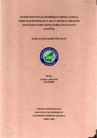 INTERVENSI INOVASI PEMBERIAN POSISI LATERAL TERHADAP PENINGKATAN MEAN ARTERIAL PRESSURE (MAP) PADA PASIEN DENGAN KELAINAN KATUP JANTUNG